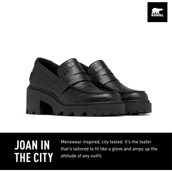 imageSOREL Womens Joan Now City LoaferBlack  Black