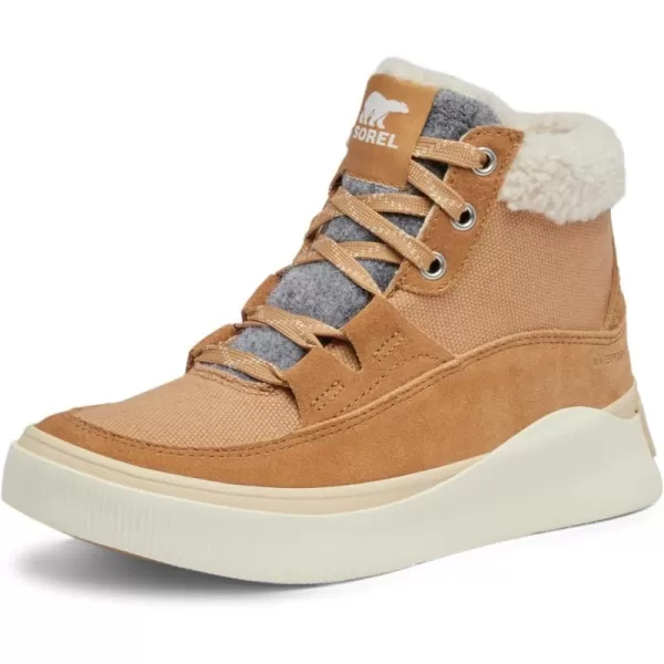 imageSOREL Womens Out N About lV Mid Waterproof SneakerTawny BuffHoney White