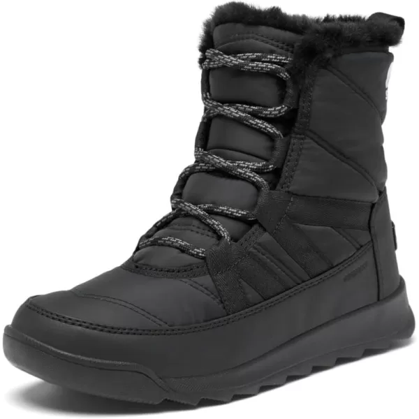 imageSOREL Womens Whitney ll Plus Lace Waterproof BootBlackQuarry