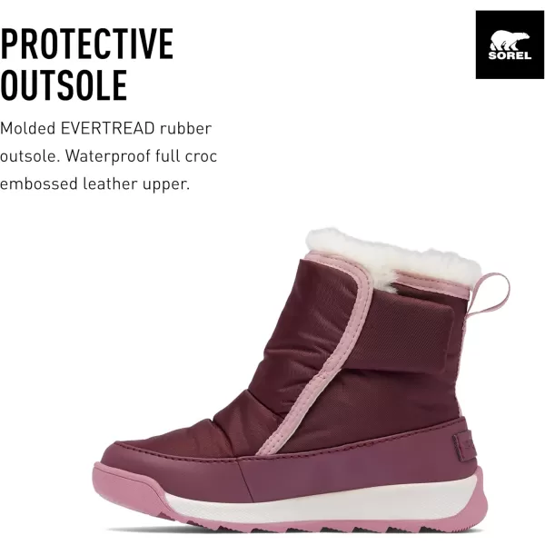 imageSOREL Toddlers Whitney ll Plus Waterproof BootieEpic PlumDazed Mauve