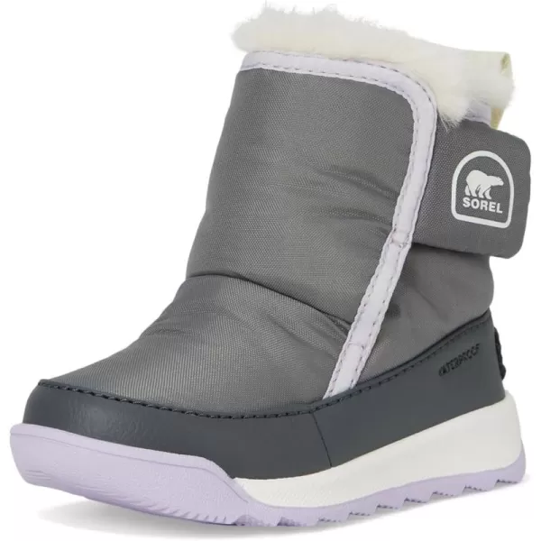 imageSOREL Toddlers Whitney ll Plus Waterproof BootieQuarryLavender Cloud