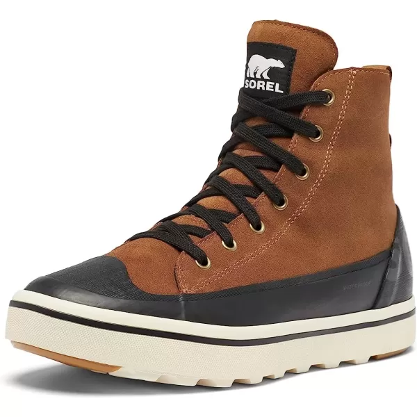 imageSorel Mens Cheyanne Metro II Waterproof Sneaker BootsVelvet Tan  Black