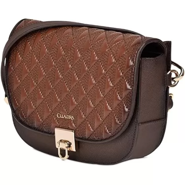 CUADRA womens belt bag in genuine leather brownBrown