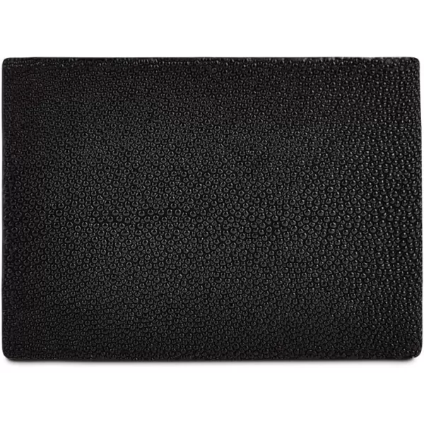 Cuadra Black Stingray Leather Bifold Wallet B2910MACuadra Black Stingray Leather Bifold Wallet B2910MA