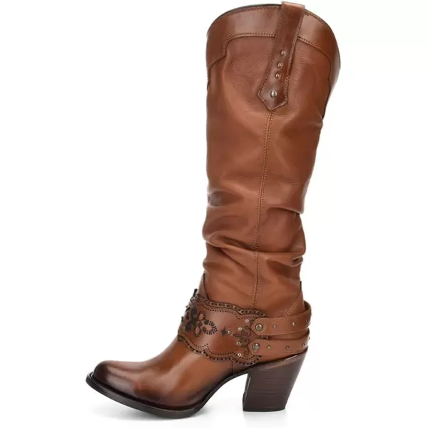 Cuadra Fashion Cowgirl Womens Boots Golden Color  Cowhide Leather  Handmade  Sizes from 6 to 95Gold