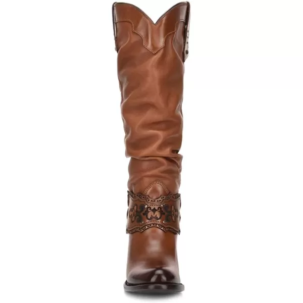 Cuadra Fashion Cowgirl Womens Boots Golden Color  Cowhide Leather  Handmade  Sizes from 6 to 95Gold