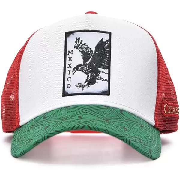 Cuadra Knight Snapback Cap with Eagle Patch Multicolor GOC00MX White Talla nicaCuadra Knight Snapback Cap with Eagle Patch Multicolor GOC00MX White Talla nica