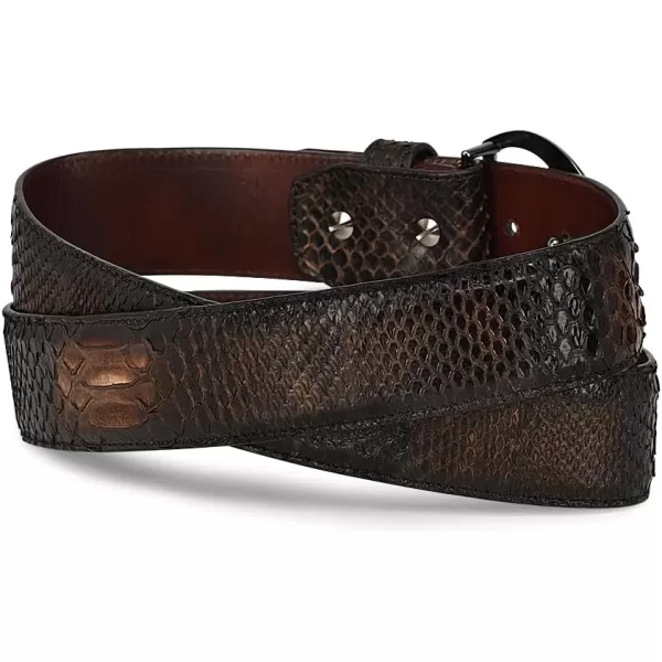 Cuadra Mens Belt with Genuine Python Leather CS381PHCuadra Mens Belt with Genuine Python Leather CS381PH