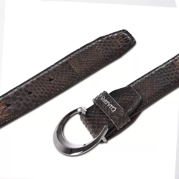 Cuadra Mens Belt with Genuine Python Leather CS381PHCuadra Mens Belt with Genuine Python Leather CS381PH