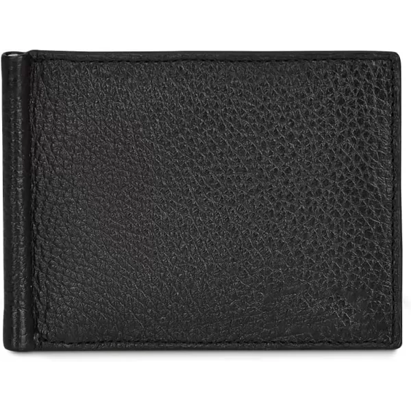 Cuadra Mens Bifold Wallet in Genuine Deer Black B3042VEBlack