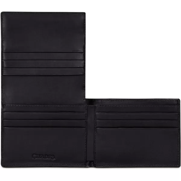 Cuadra Mens Bifold Wallet in Genuine Lizard Leather Black B3034LTBlack