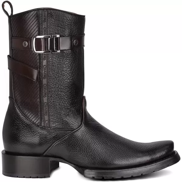 Cuadra Mens Boot in Bovine Leather Black with Zipper 1J2JRSBlack