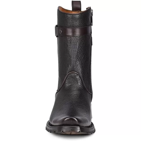 Cuadra Mens Boot in Bovine Leather Black with Zipper 1J2JRSBlack