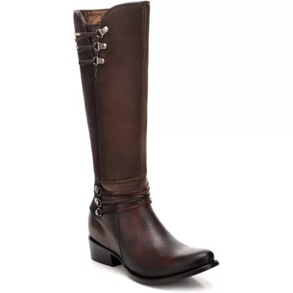 Cuadra Mens Boot in Bovine Leather with Zipper Brown  1J2JRSBlack