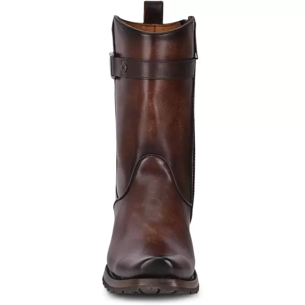 Cuadra Mens Boot in Bovine Leather with Zipper Brown  1J2JRSBrown