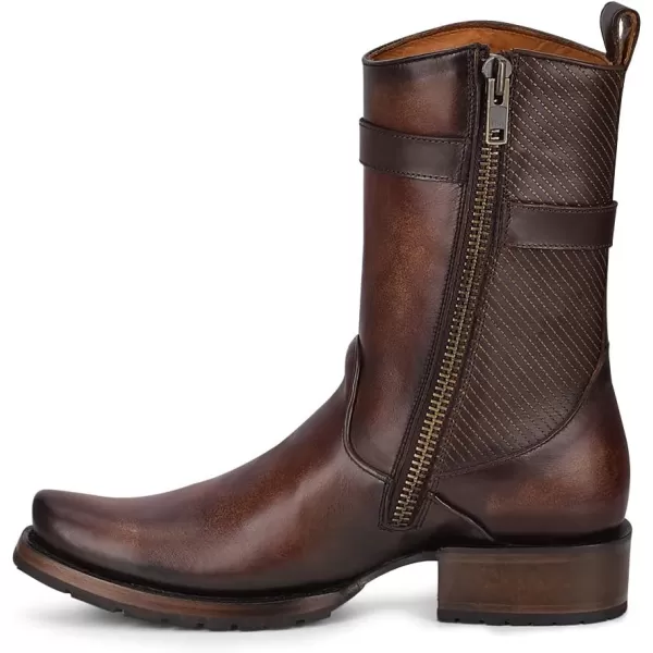 Cuadra Mens Boot in Bovine Leather with Zipper Brown  1J2JRSBrown