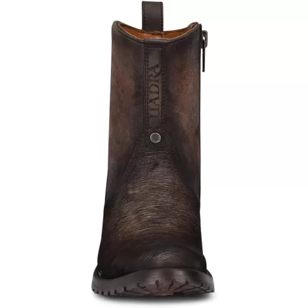 Cuadra Mens Boot in Bovine Leather with Zipper OxfordBlack