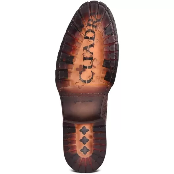 Cuadra Mens Boot in Bovine Leather with ZipperBrown