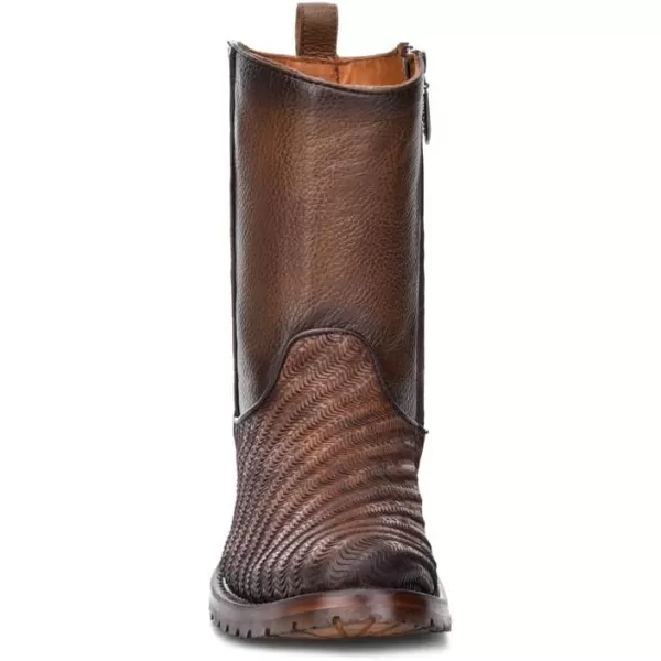 Cuadra Mens Boot in Bovine Leather with ZipperBrown