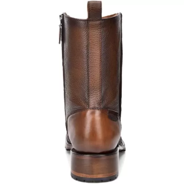 Cuadra Mens Boot in Bovine Leather with ZipperBrown