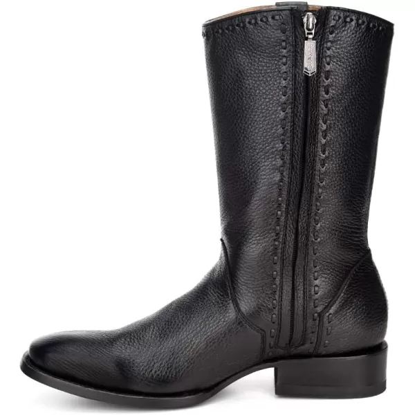 Cuadra Mens Boot in Genuine Deer Leather with Zipper BlackCuadra Mens Boot in Genuine Deer Leather with Zipper Black