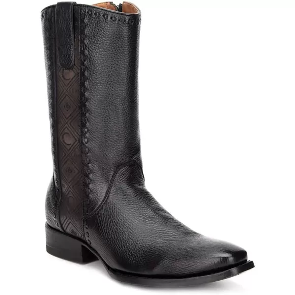 Cuadra Mens Boot in Genuine Deer Leather with Zipper BlackCuadra Mens Boot in Genuine Deer Leather with Zipper Black