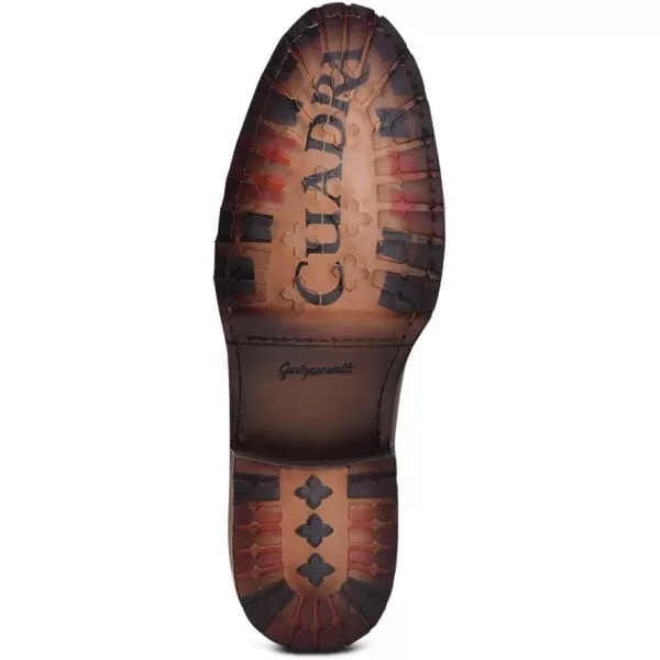 Cuadra Mens Boot in Genuine Leather with Zipper BrownBrown