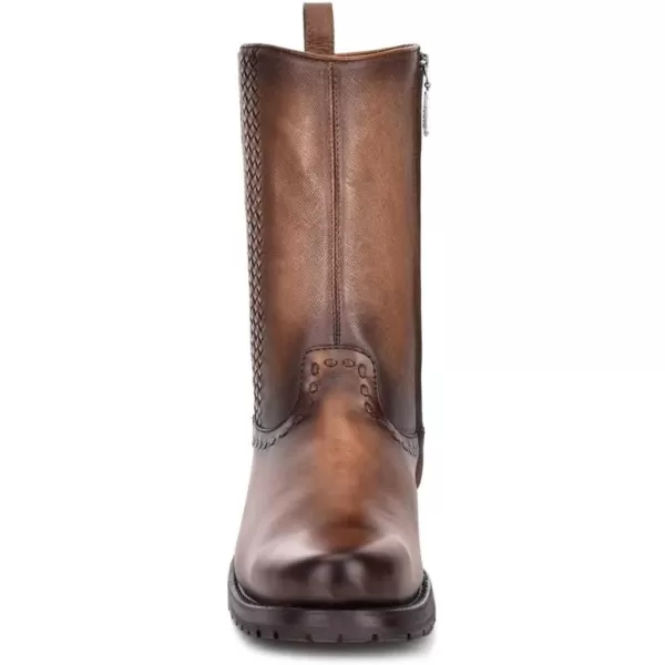 Cuadra Mens Boot in Genuine Leather with Zipper BrownBrown