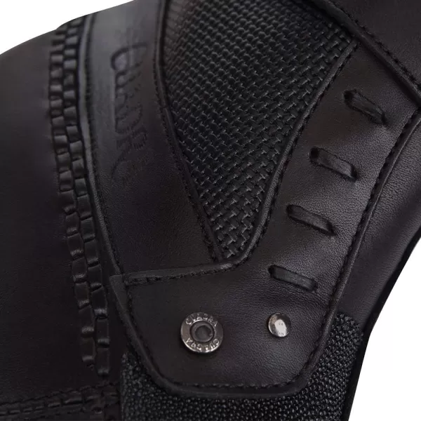 Cuadra Mens Boot in Genuine Stingray Leather with Zipper BlackBlack