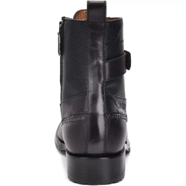 Cuadra Mens Boot in Genuine Stingray Leather with Zipper BlackBlack