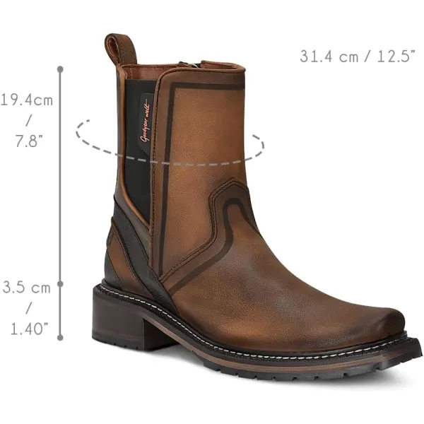 Cuadra Mens Boot in bovine leather with matte finish 1J2ORSBrown