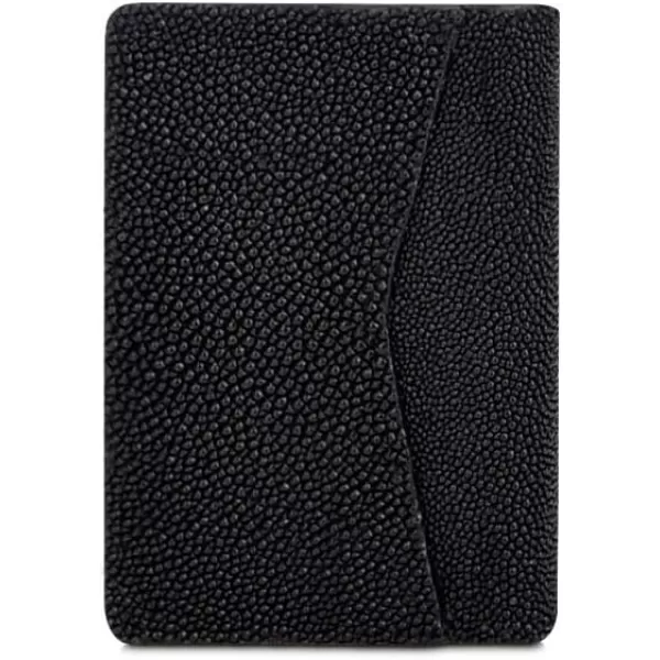 Cuadra Mens Cardholder in Genuine Stingray Leather Black B3007MACuadra Mens Cardholder in Genuine Stingray Leather Black B3007MA