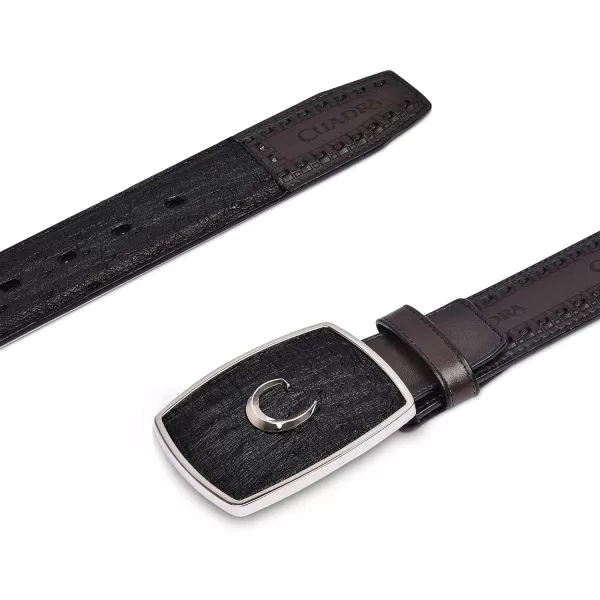 Cuadra Mens Cowboy Belt in Genuine Ostrich LeatherCuadra Mens Cowboy Belt in Genuine Ostrich Leather