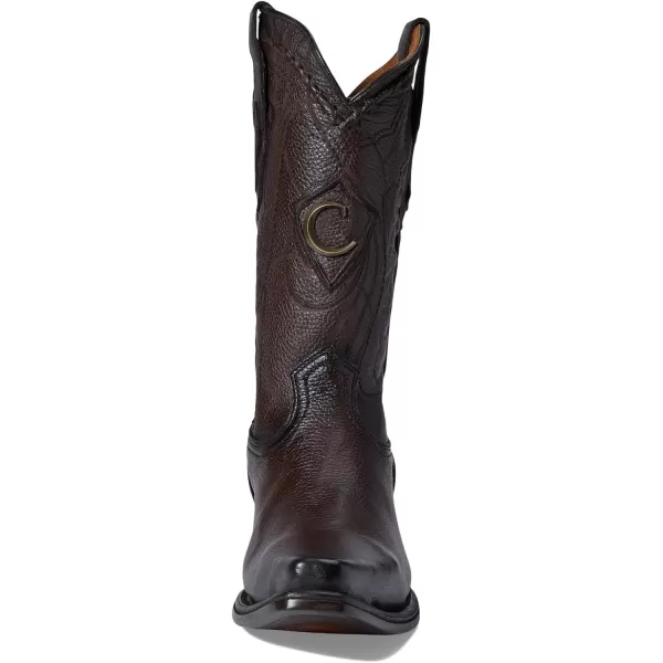 Cuadra Mens Cowboy Boot in Genuine Deer Leather BrownBrown