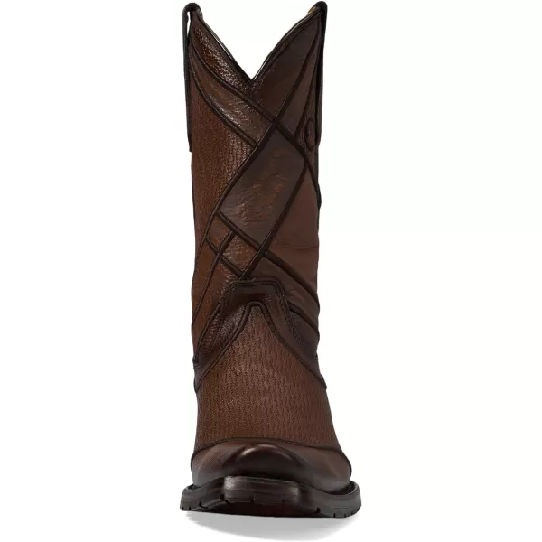 Cuadra Mens Cowboy Boot in Genuine Leather Brown 1J2MRSBrown