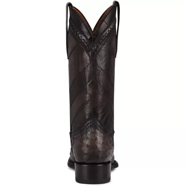 Cuadra Mens Cowboy Boot in Genuine Ostrich Leather BrownBrown