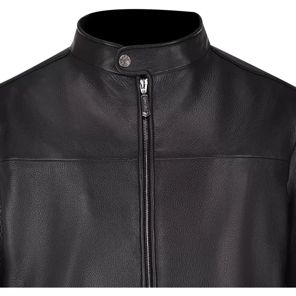 Cuadra Mens Jacket in Genuine Deer Leather BlackBlack