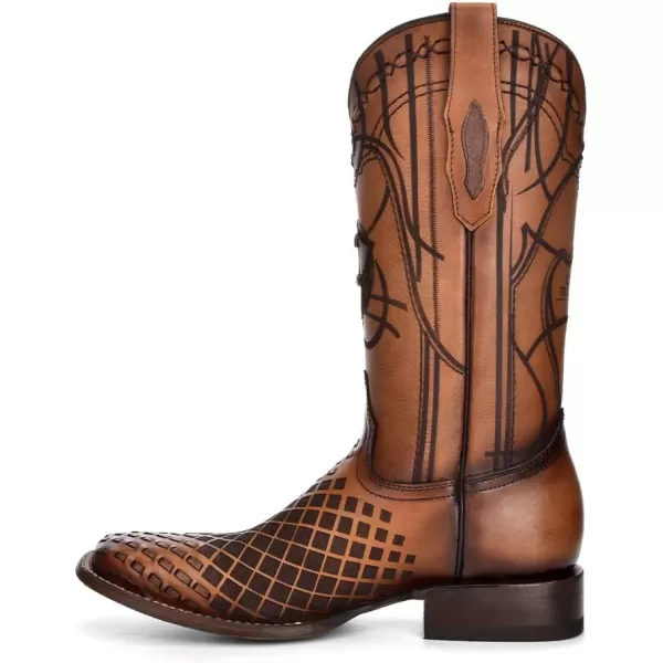 Cuadra Mens Rodeo Boot in Genuine Leather BrownBrown