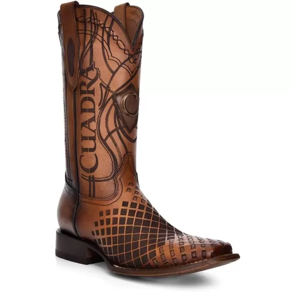 Cuadra Mens Rodeo Boot in Genuine Leather BrownBrown