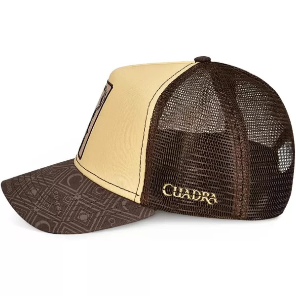 Cuadra Mens Snapback Cap with Brown Deer Patch 0DEERTN Coffee Talla nicaCuadra Mens Snapback Cap with Brown Deer Patch 0DEERTN Coffee Talla nica