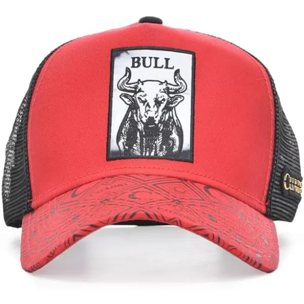 Cuadra Mens Snapback Cap with PatchBull