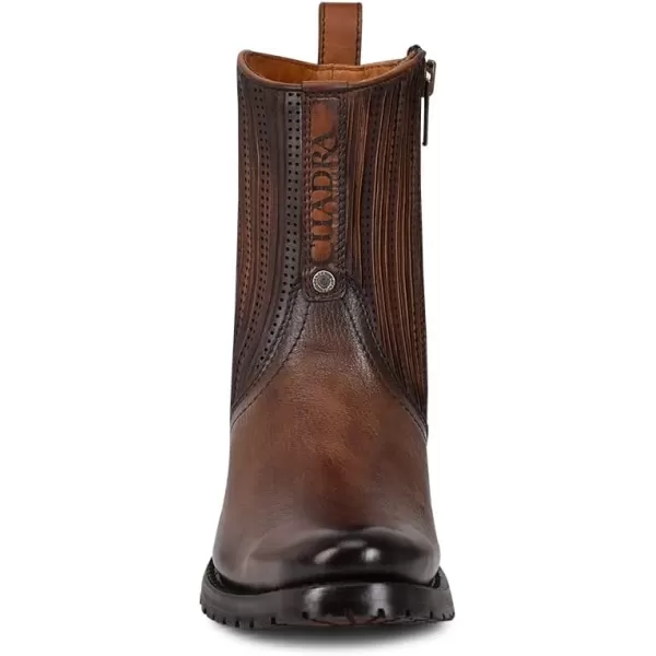 Cuadra Mens Urban Boot in Bovine Leather with Zipper BrownBrown