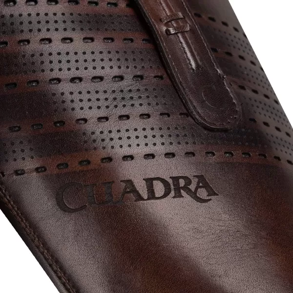 Cuadra Mens Urban Boot in Genuine Python Leather BrownBrown