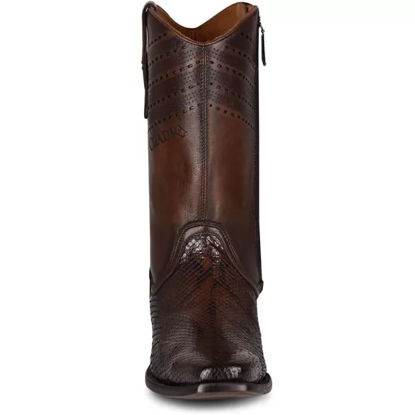 Cuadra Mens Urban Boot in Genuine Python Leather BrownBrown