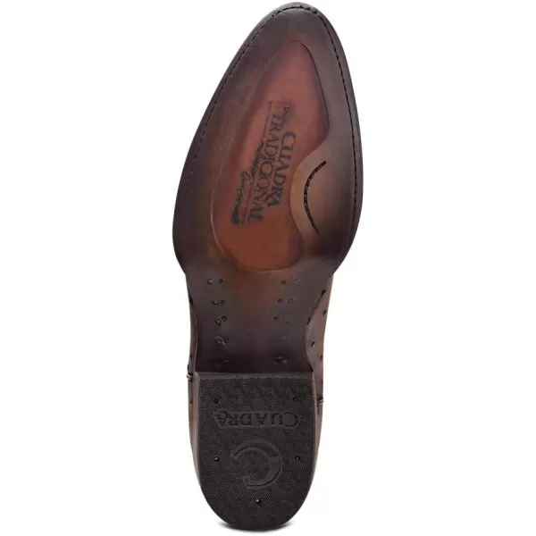 Cuadra Mens Western Boot in Genuine Ostrich Leather BrownBrown