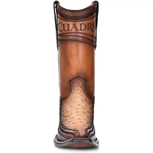 Cuadra Mens Western Boot in Genuine Ostrich Leather BrownCuadra Mens Western Boot in Genuine Ostrich Leather Brown