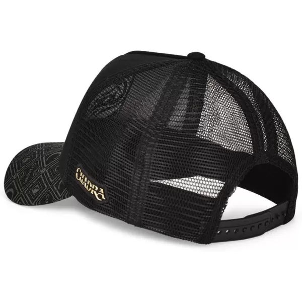 Cuadra STINGRA Mens Snapback Cap with Black Patch Black Talla nicaCuadra STINGRA Mens Snapback Cap with Black Patch Black Talla nica