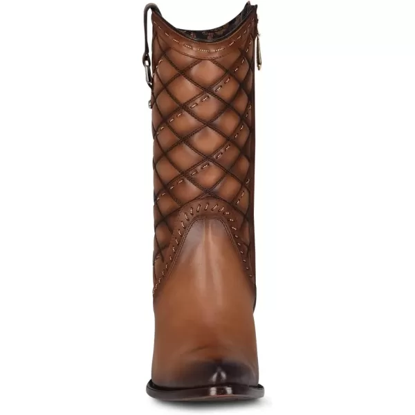 Cuadra Womens Boot in Bovine Leather with Zipper BrownBrown