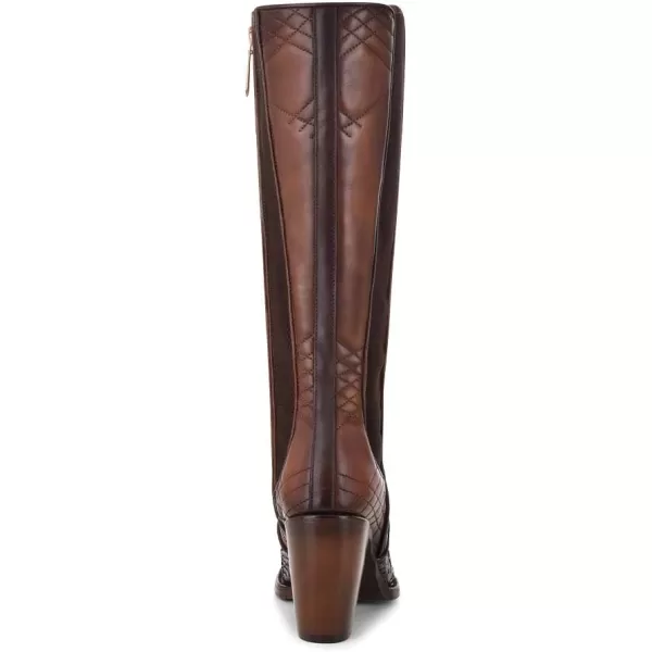 Cuadra Womens Boot in Genuine Python Leather and Bovine LeatherBrown