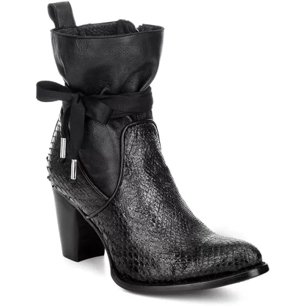 Cuadra Womens Bootie in Genuine Python Leather with ZipperCuadra Womens Bootie in Genuine Python Leather with Zipper